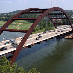The Pennybacker Bridge in Austin, Texas