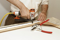 Step 5 - Gallery wrap on Stretcher Bars Stapled Canvas